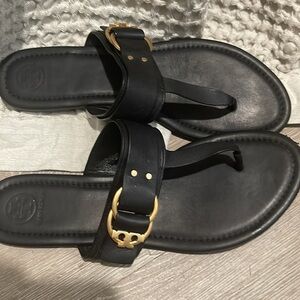 Tory Burch  Marsden Sandals women size 9.5 Gold buckle